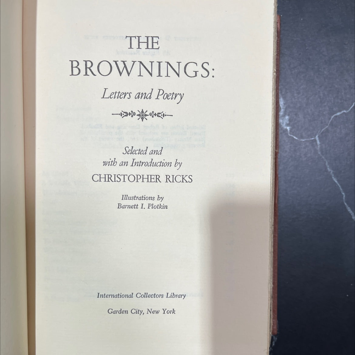 the brownings: letters and poetry selected and with an introduction by christopher ricks book, by christopher ricks, image 2