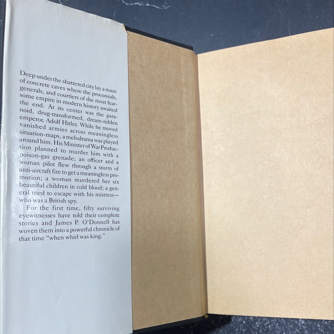 the bunker the history of the reich chancellery group book, by James P. O'Donnell, 1978 Hardcover image 4