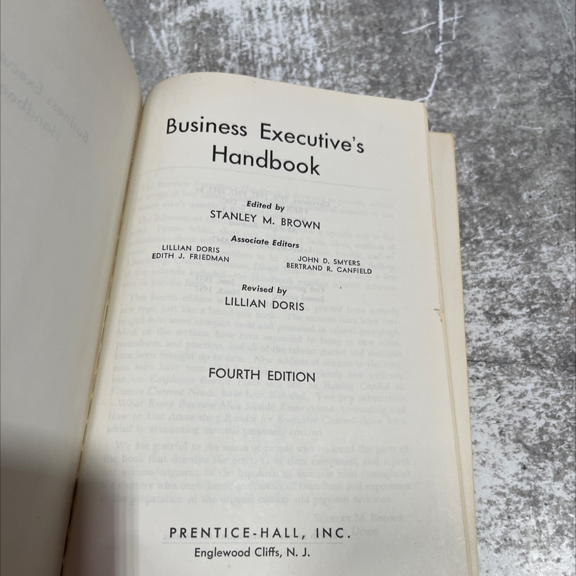 the business executive's handbook book, by stanley m. brown, 201 Hardcover image 2