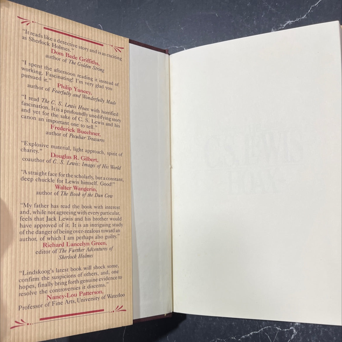 the c. s. lewis hoax book, by Kathryn Lindskoog, 1988 Hardcover image 4