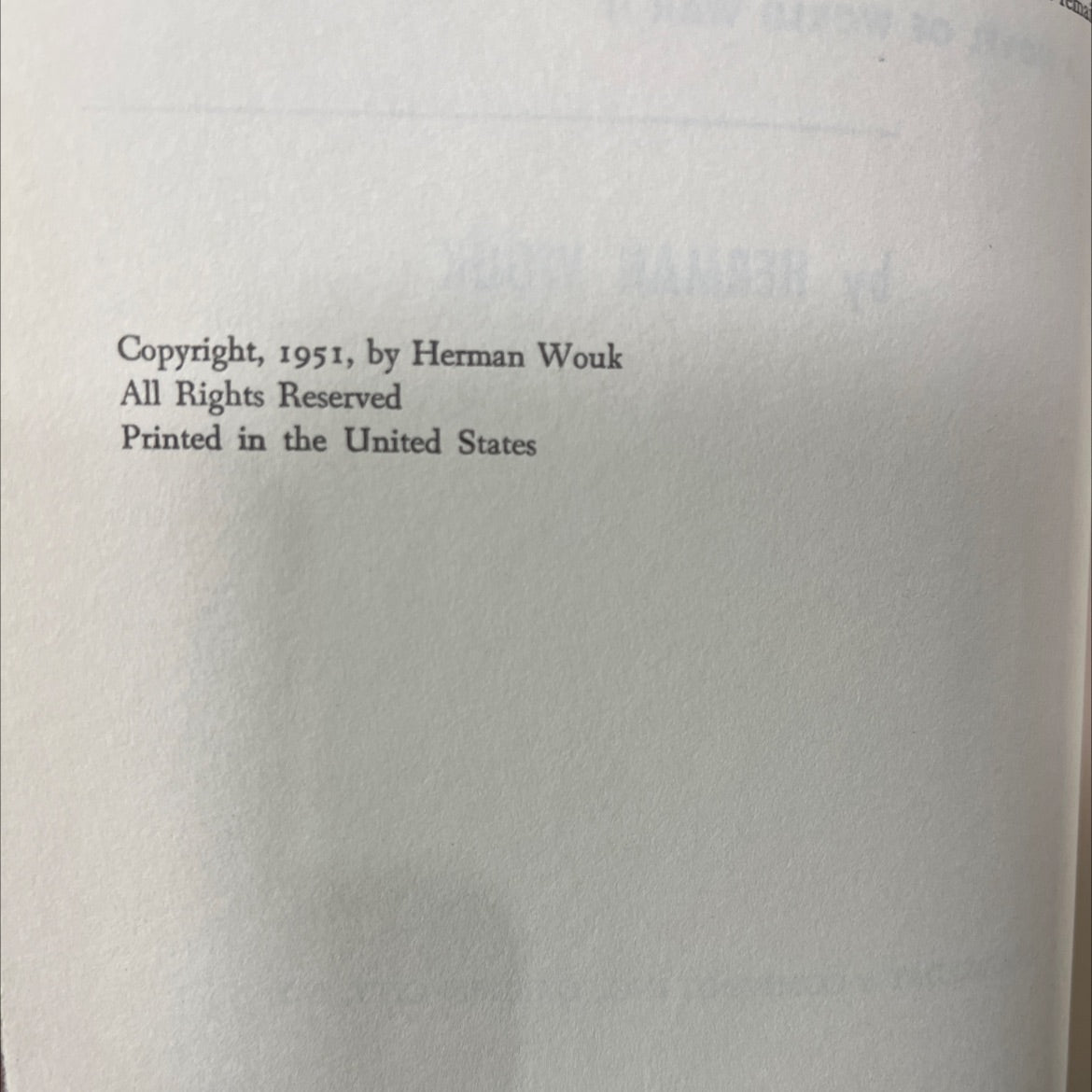 the caine mutiny a novel of world war ii book, by herman wouk, 1951 Hardcover image 3