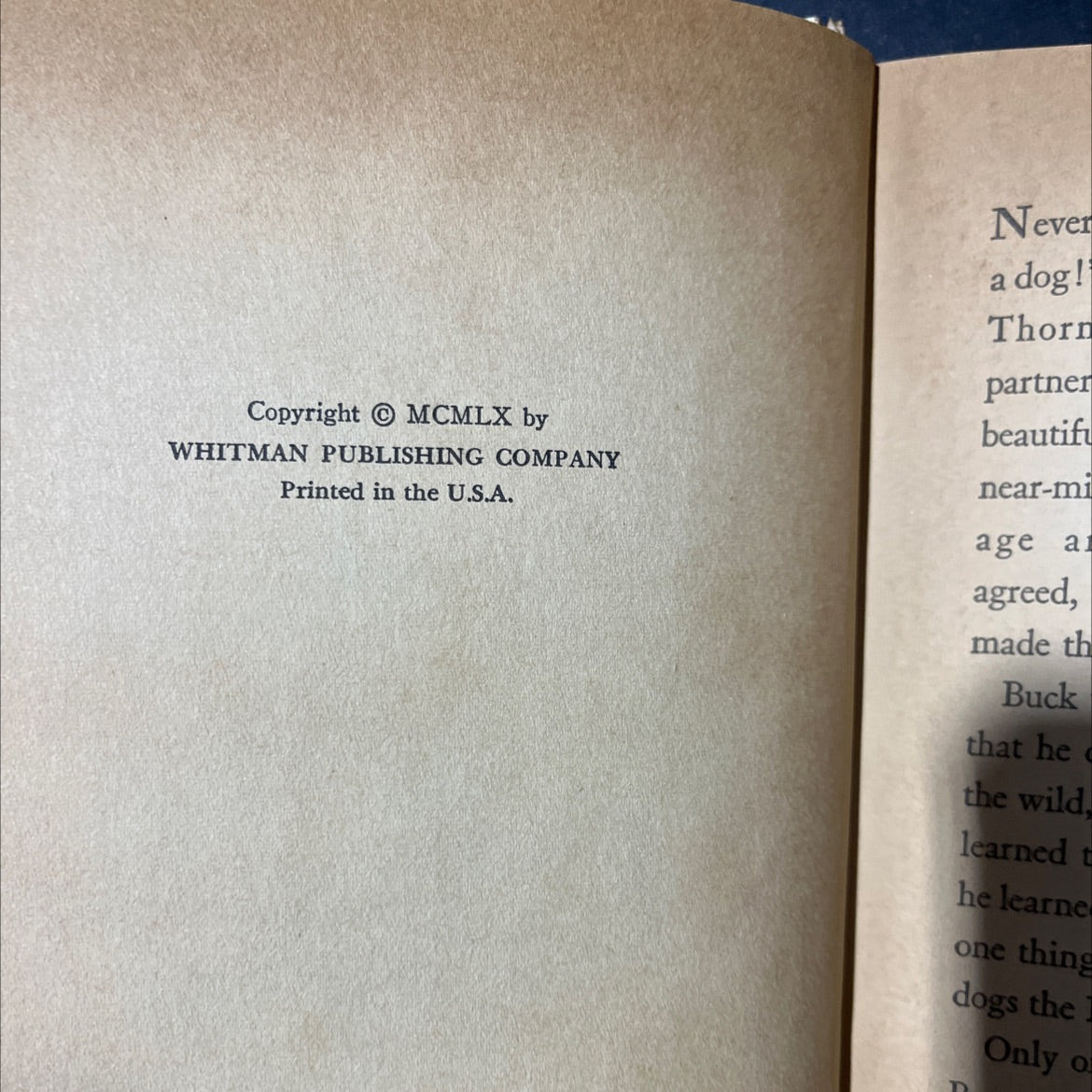 the call of the wild book, by jack london, 1960 Hardcover image 3