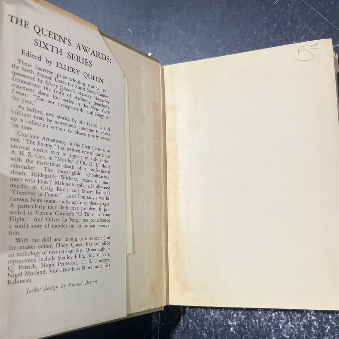 the case book of ellery queen book, by ellery queen, 1951 Hardcover image 4