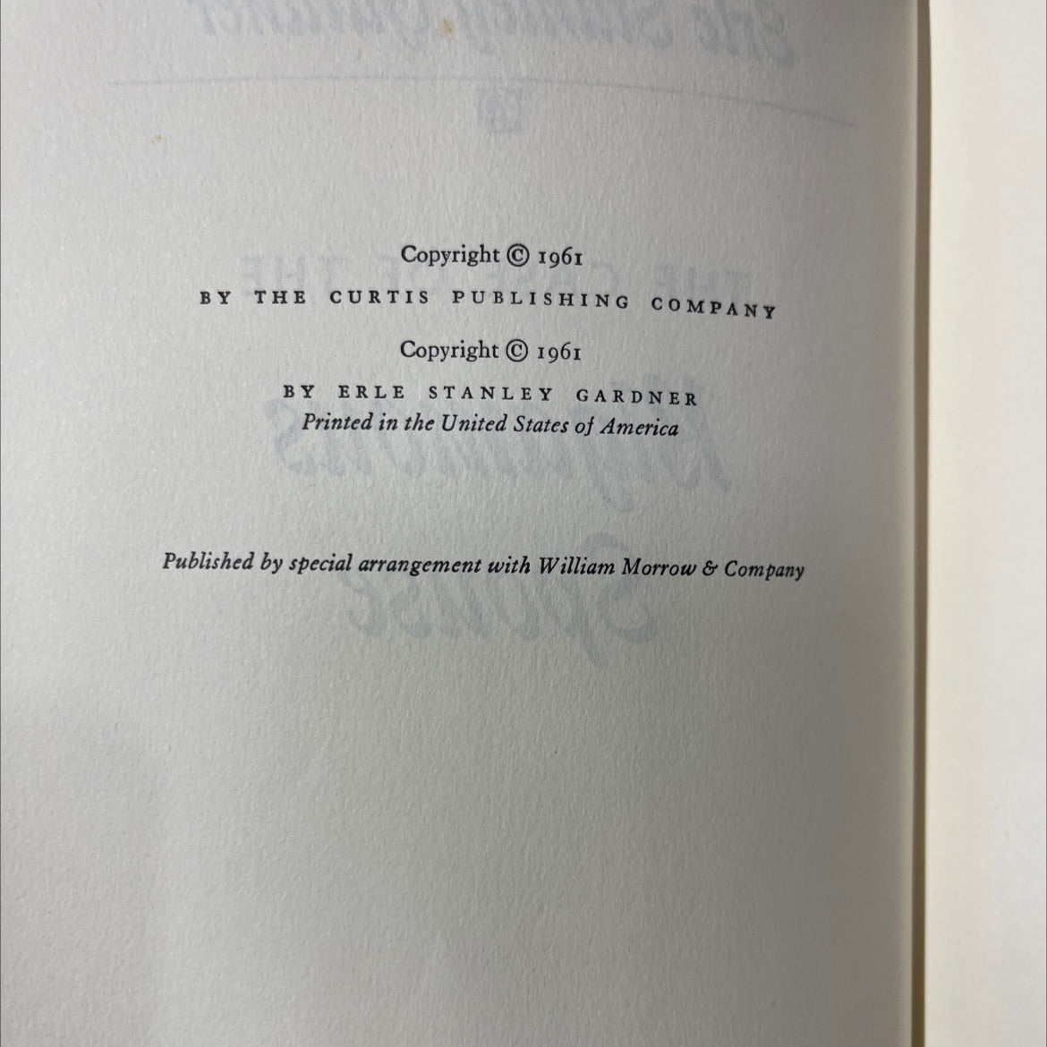 the case of the bigamous spouse book, by erle stanley gardner, 1961 Hardcover, First Edition, Vintage image 3