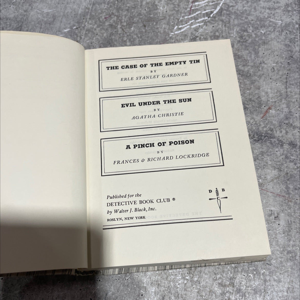 the case of the empty tin book, by erle stanley gardner, 1969 Hardcover image 2
