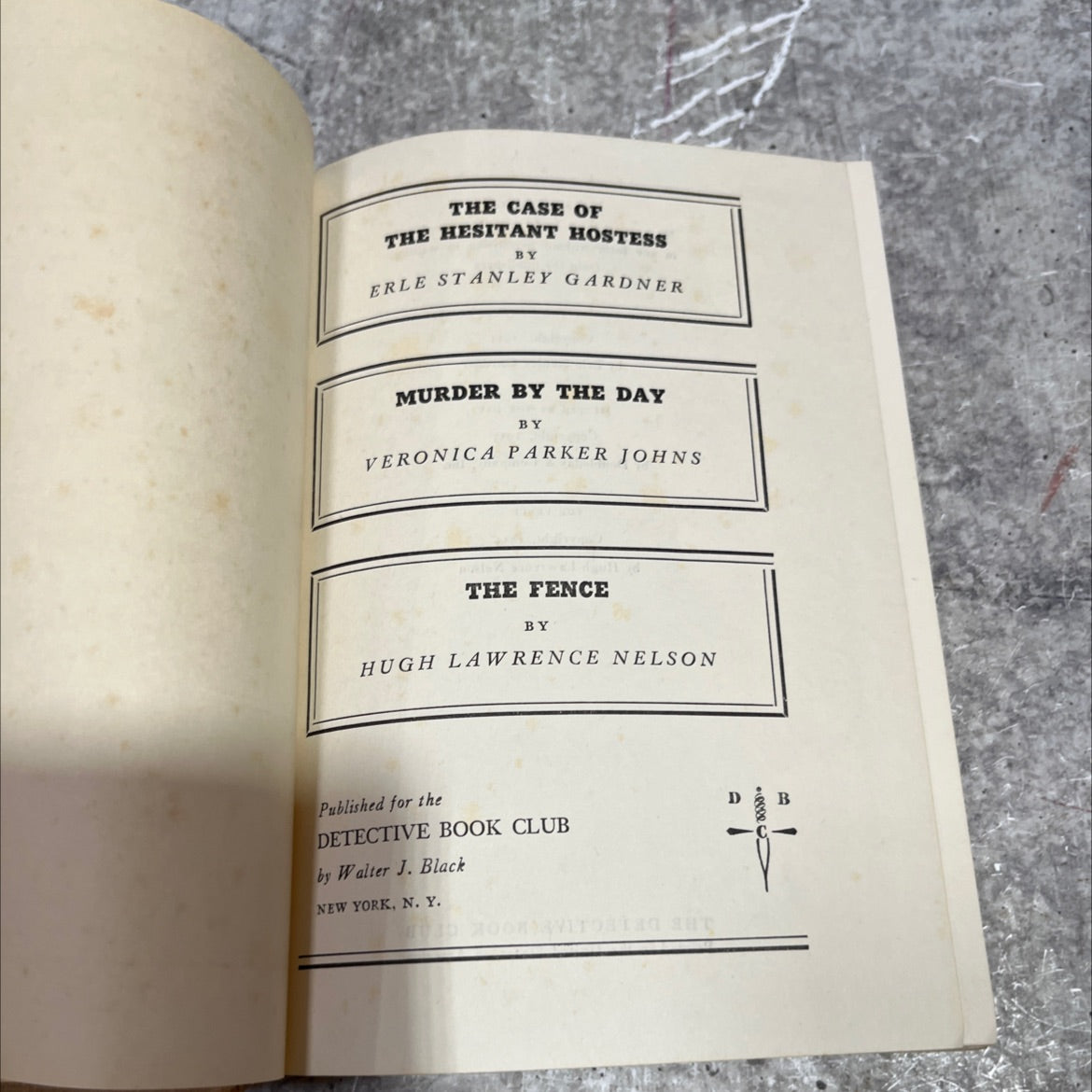 the case of the hesitant hostess book, by erle stanley gardner, 1953 Hardcover image 2