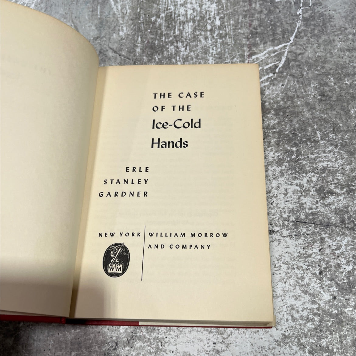 the case of the ice-cold hands book, by erle stanley gardner, 1962 Hardcover image 2