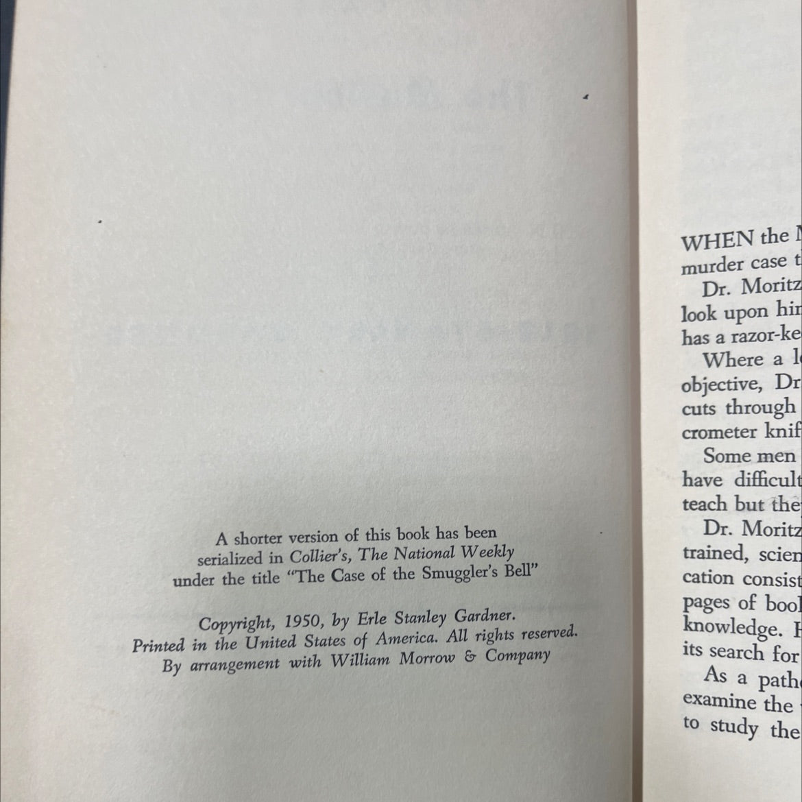 the case of the musical cow book, by erle stanley gardner, 1950 Hardcover image 3