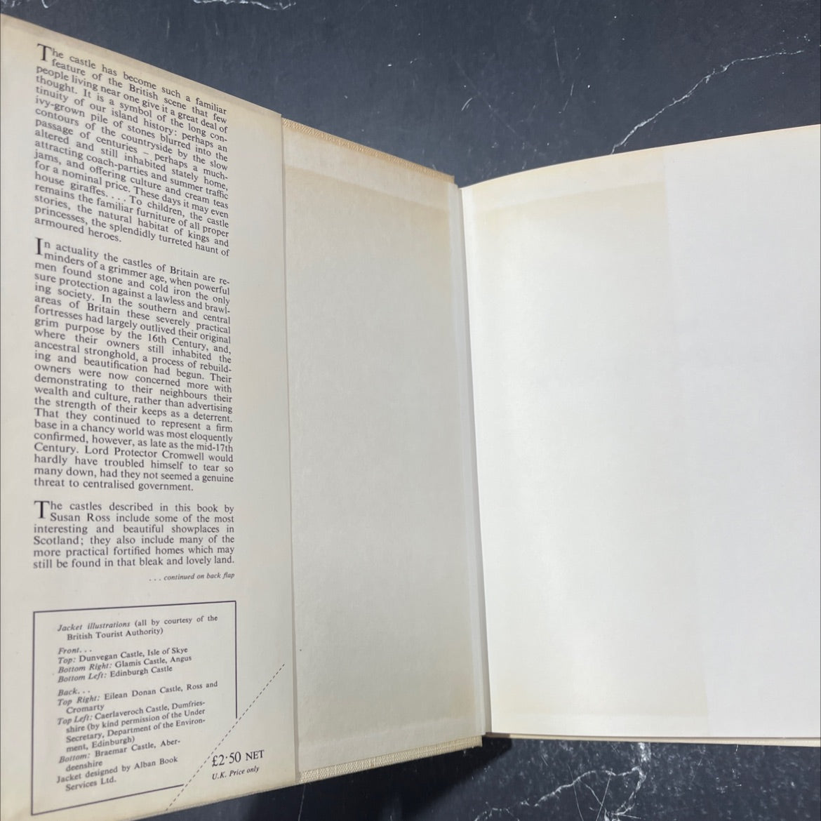 the castles of scotland book, by susan ross, 1973 Hardcover image 4
