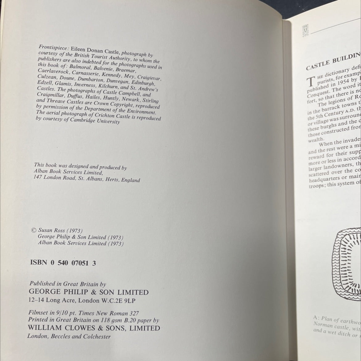 the castles of scotland book, by susan ross, 1973 Hardcover image 3