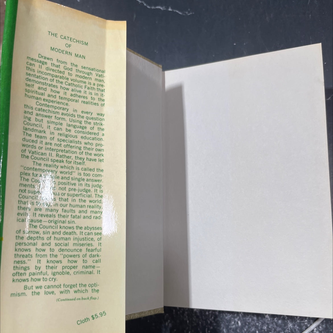 the catechism of modern man book, by daughters of st. paul, 1968 Hardcover image 4