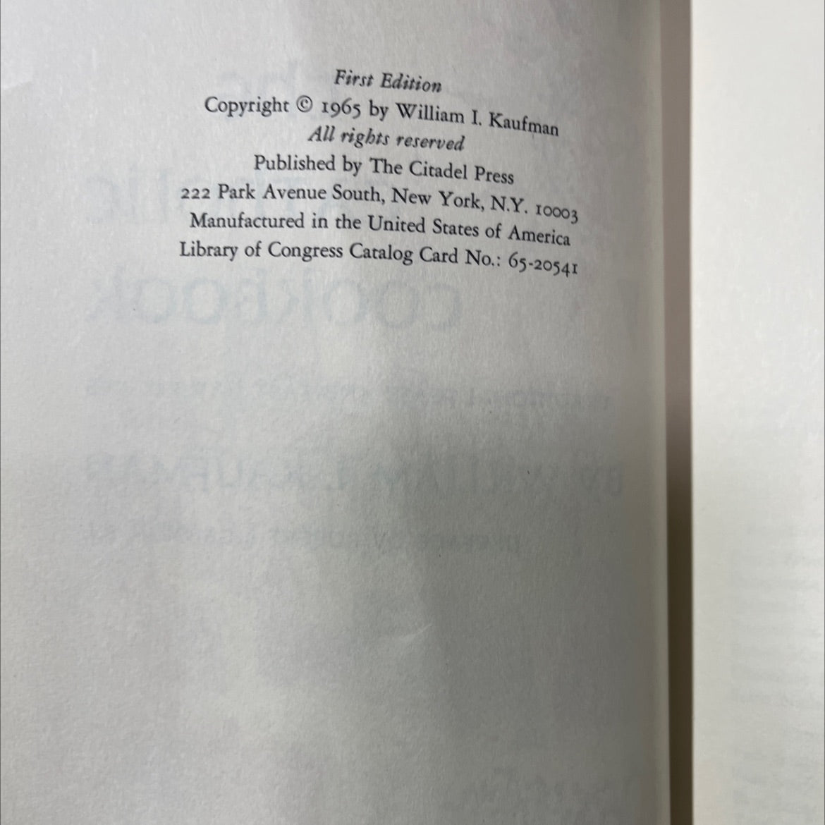 the catholic cookbook traditional feast and fast day recipes book, by william i. kaufman, 1965 Hardcover image 3