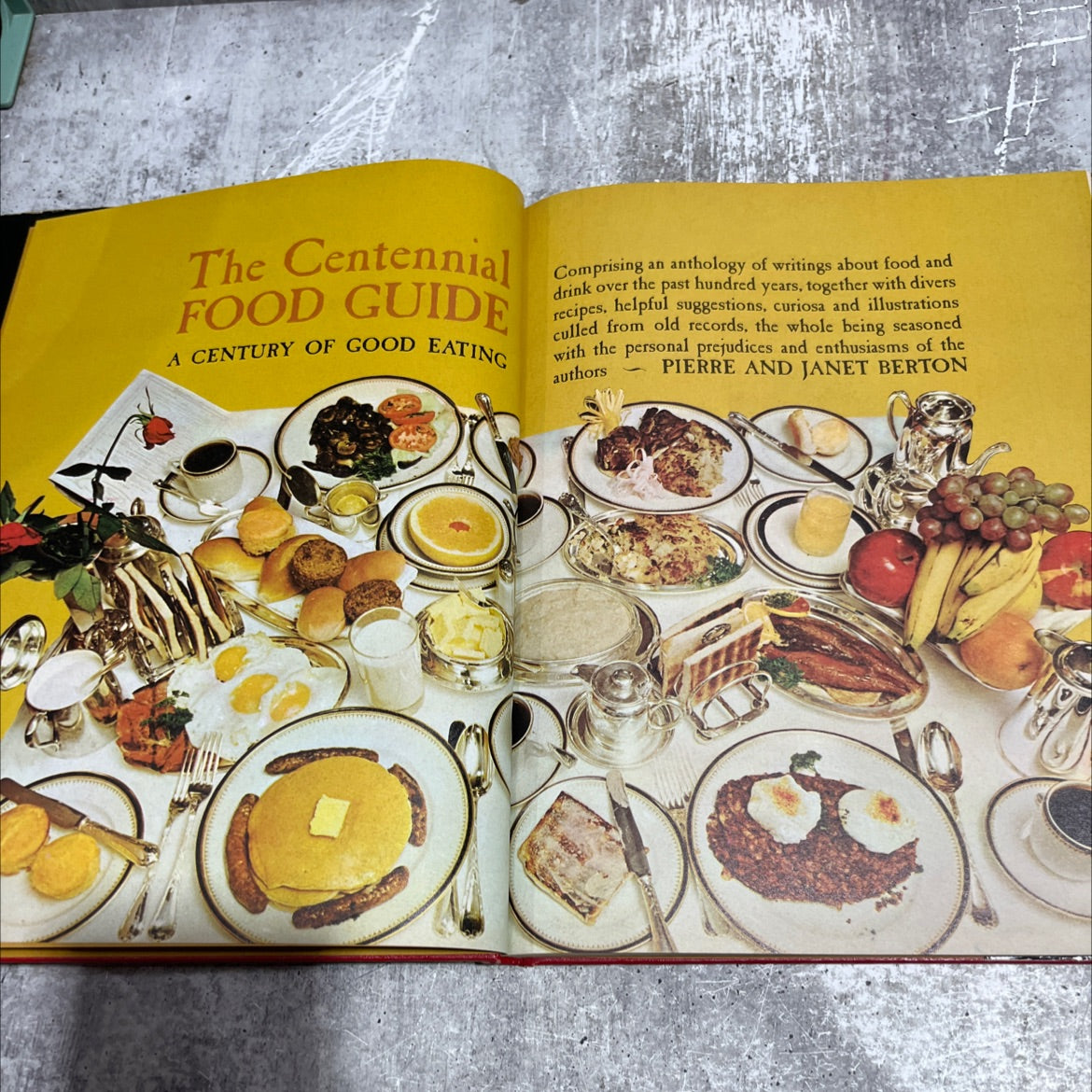 the centennial food guide a century of good eating book, by pierre and janet berton fee, 1966 Hardcover image 2