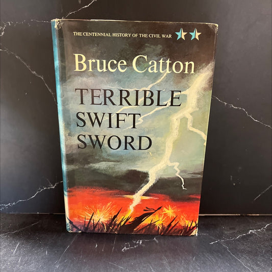 the centennial history of the civil war volume two terrible swift sword book, by Bruce Catton, 1963 Hardcover image 1