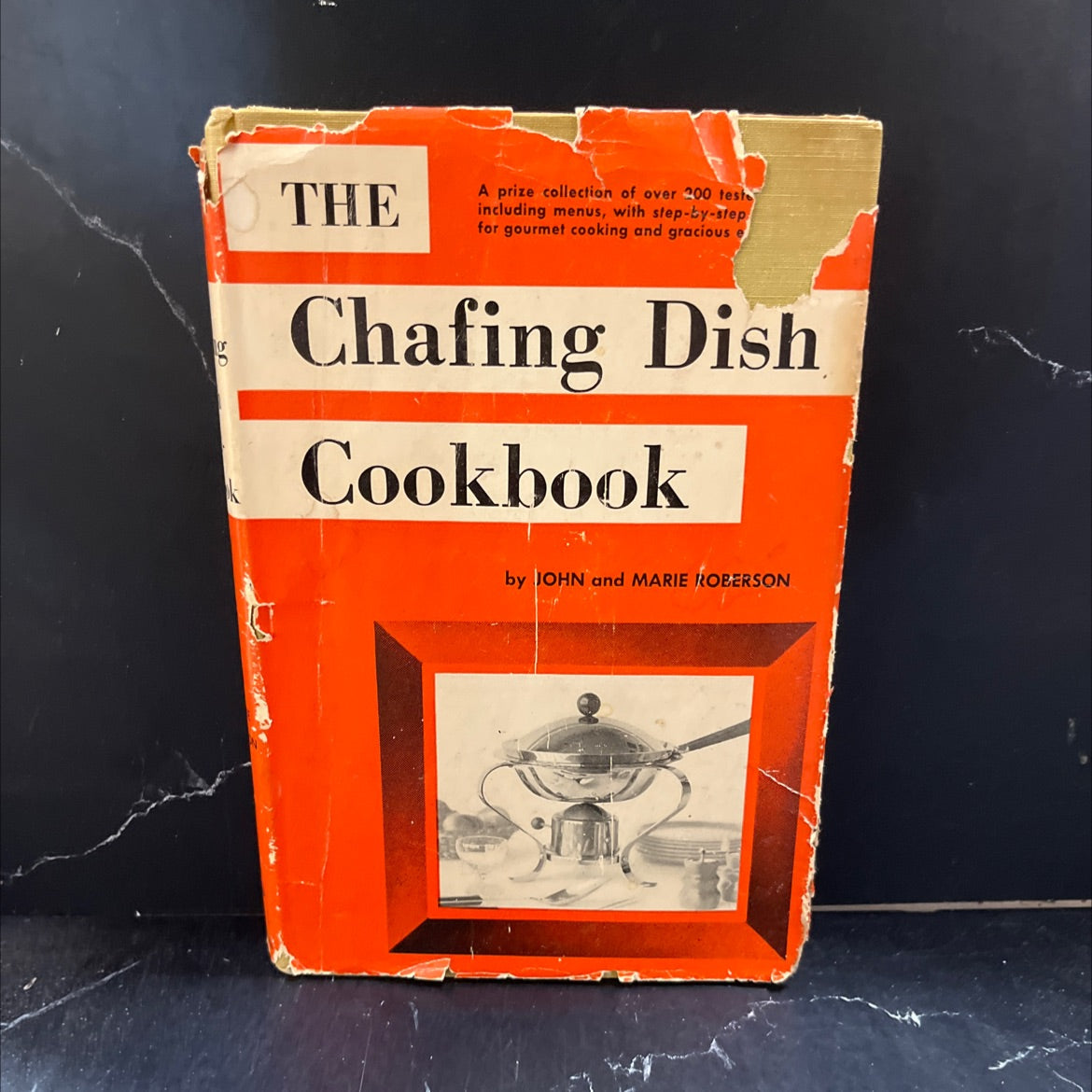 the chafing dish cookbook book, by john and marie roberson, 1951 Hardcover image 1