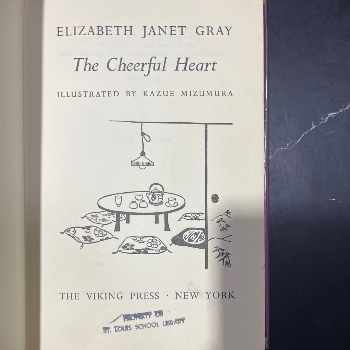 the cheerful heart book, by elizabeth janet gray, 1967 Hardcover image 2