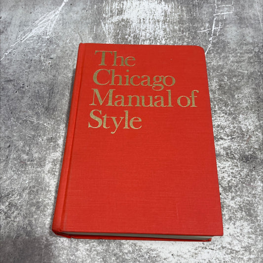 the chicago manual of style book, by university of chicago press, 1993 Hardcover image 1
