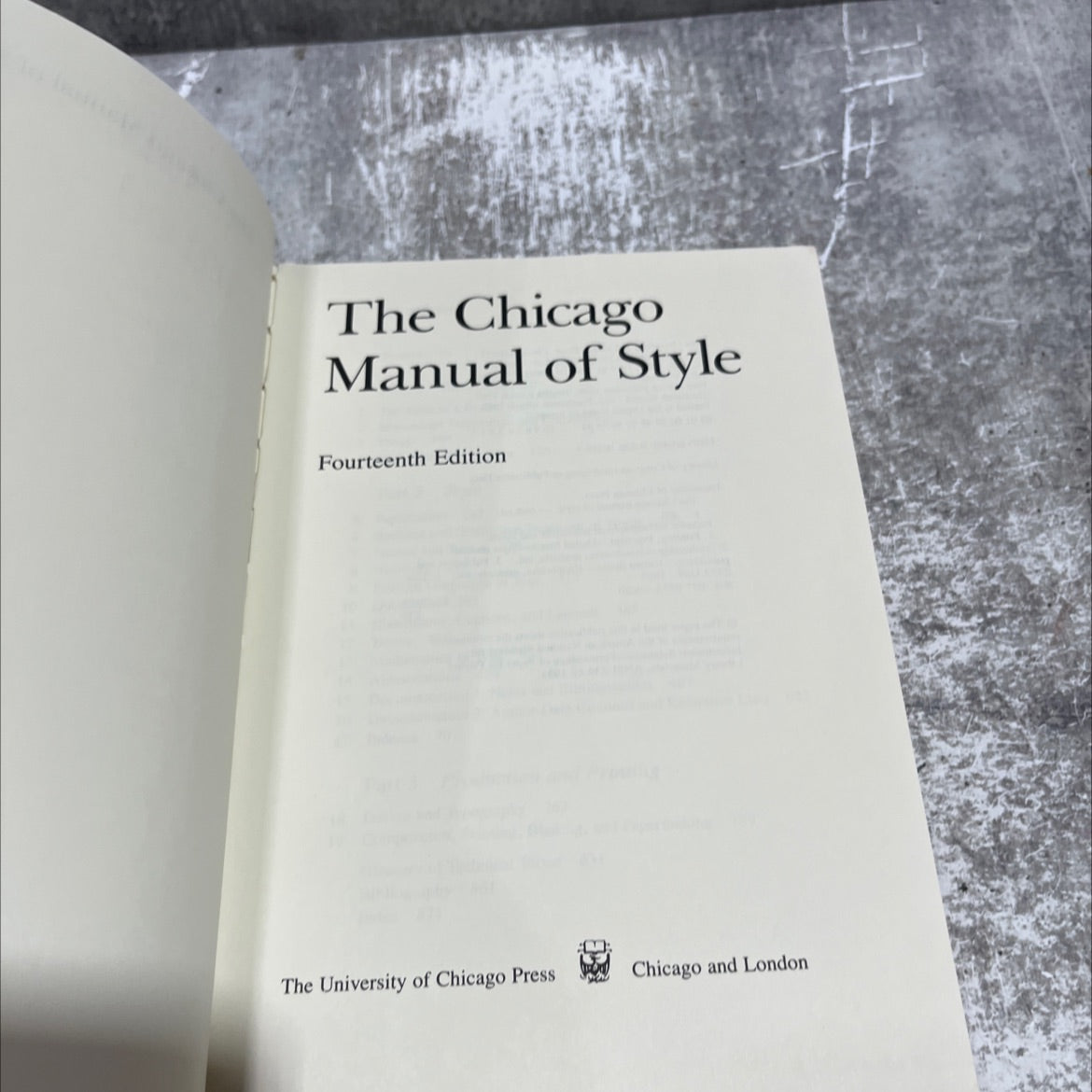 the chicago manual of style book, by university of chicago press, 1993 Hardcover image 2