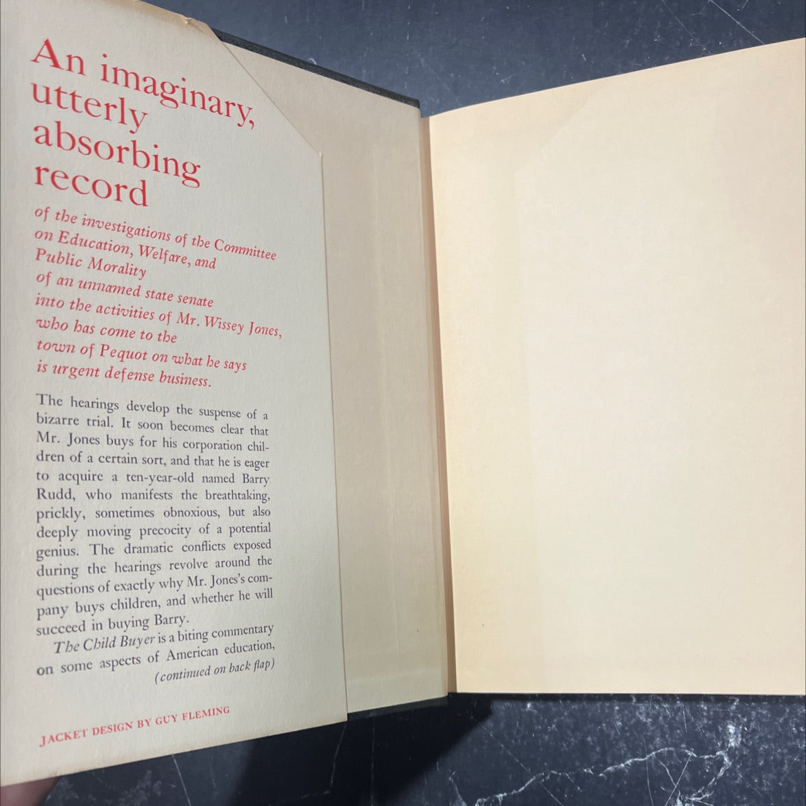 the child buyer book, by john hersey, 1960 Hardcover image 4