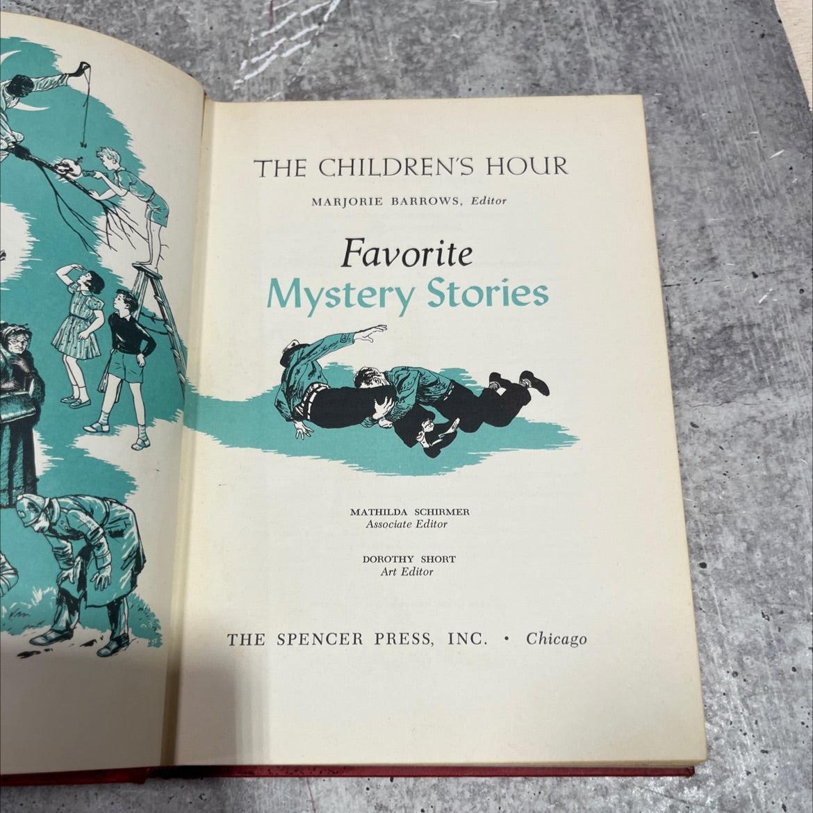 the children's hour book, by marjorie barrows, 1953 Hardcover image 2