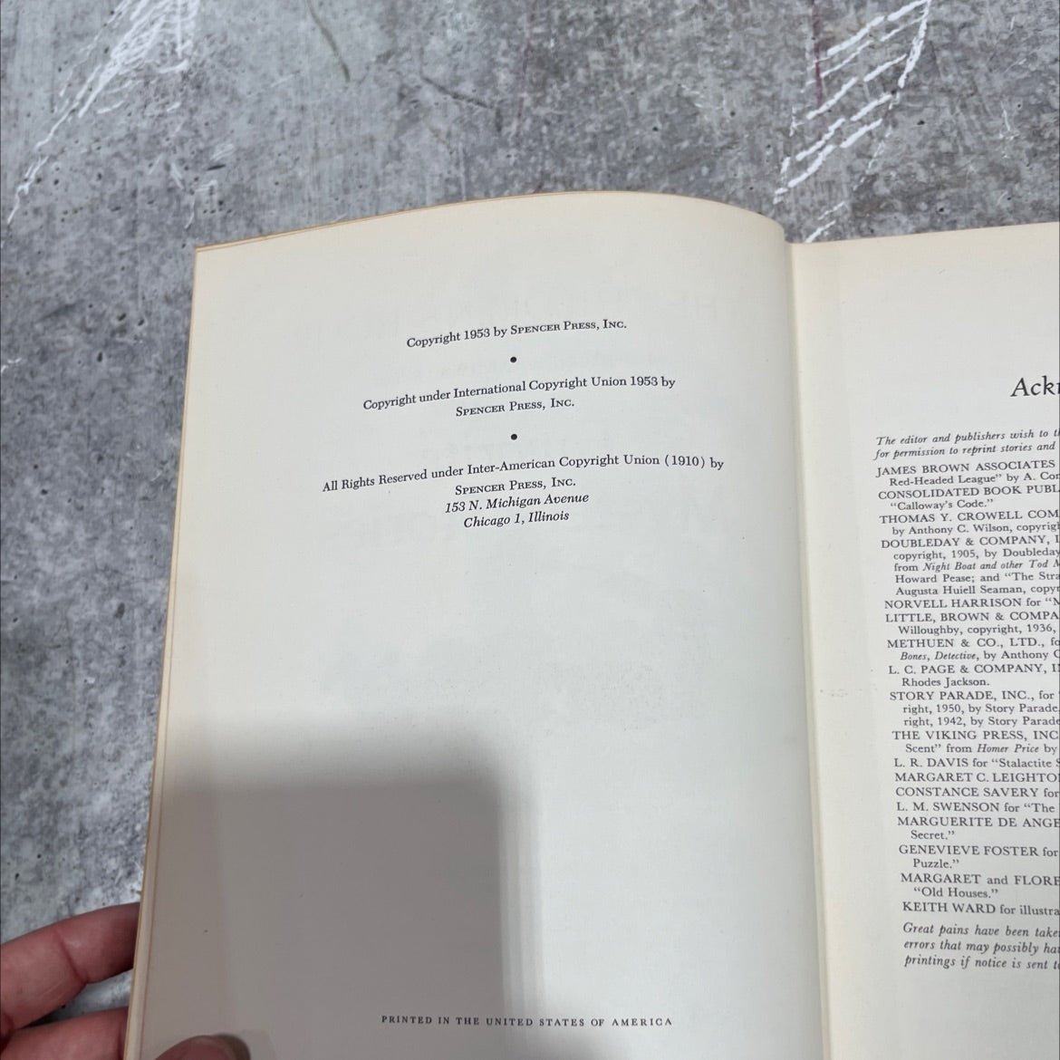 the children's hour book, by marjorie barrows, 1953 Hardcover image 3