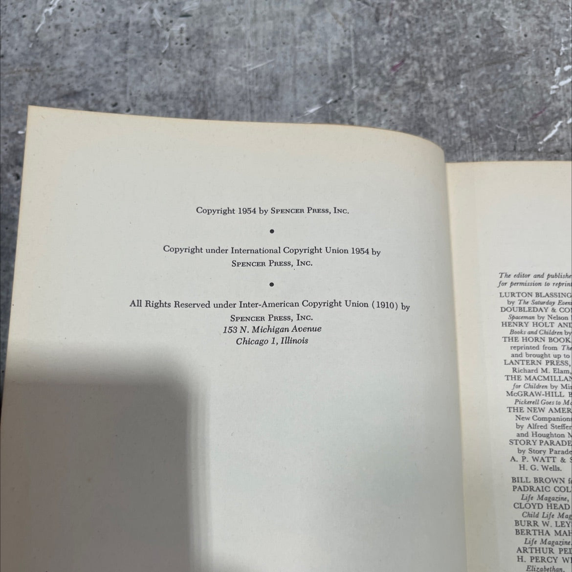 the children's hour book, by marjorie barrows, 1954 Hardcover image 3