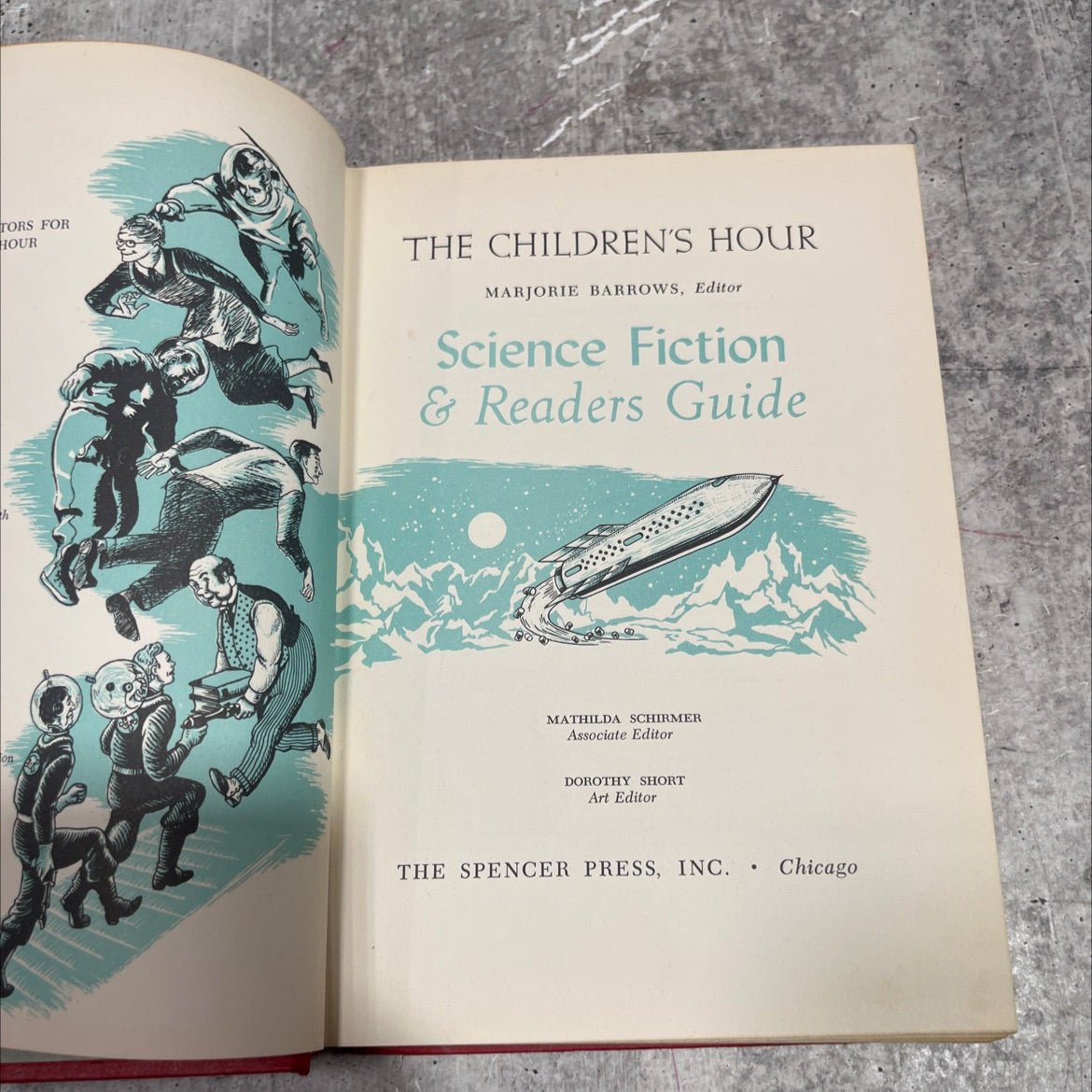 the children's hour book, by marjorie barrows, 1954 Hardcover image 2