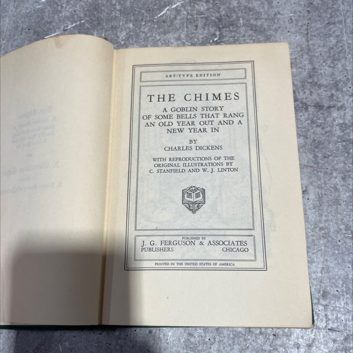 the chimes a goblin story of some bells that rang an old year out and a new year in book, by charles dickens, unknown image 2