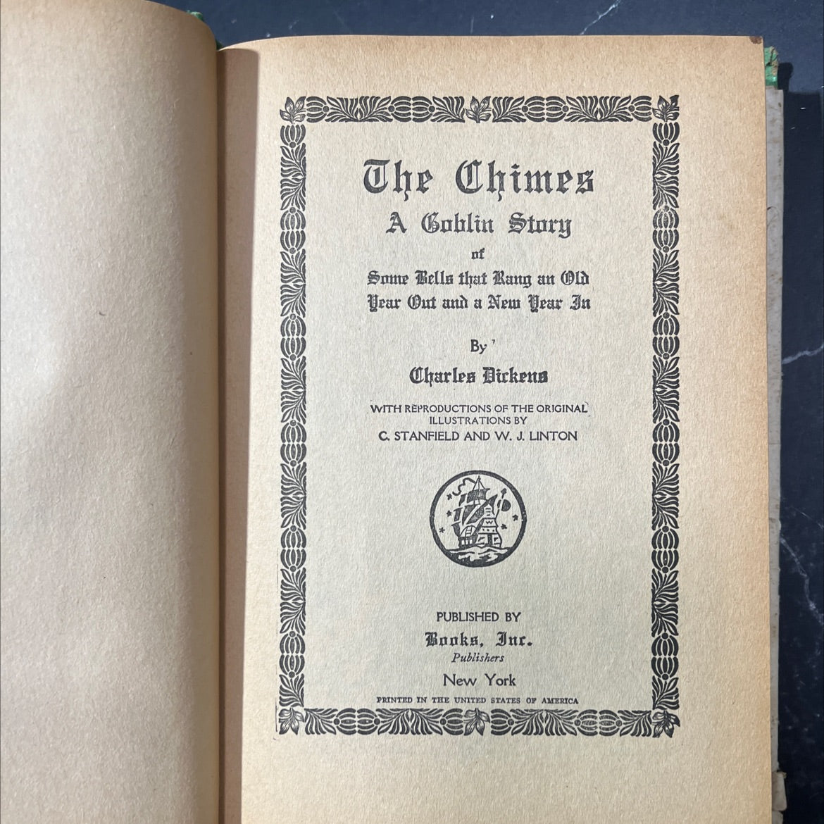 the chimes a goblin story of some bells that rang an old year out and a new year in book, by charles dickens, unknown image 2