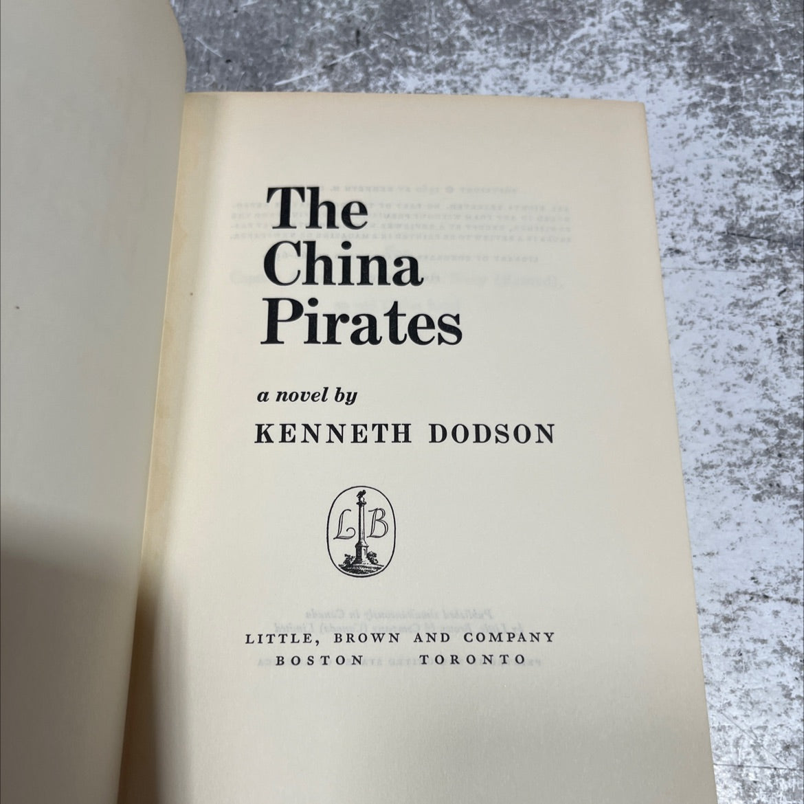 the china pirates book, by kenneth dodson, 1960 Hardcover image 2