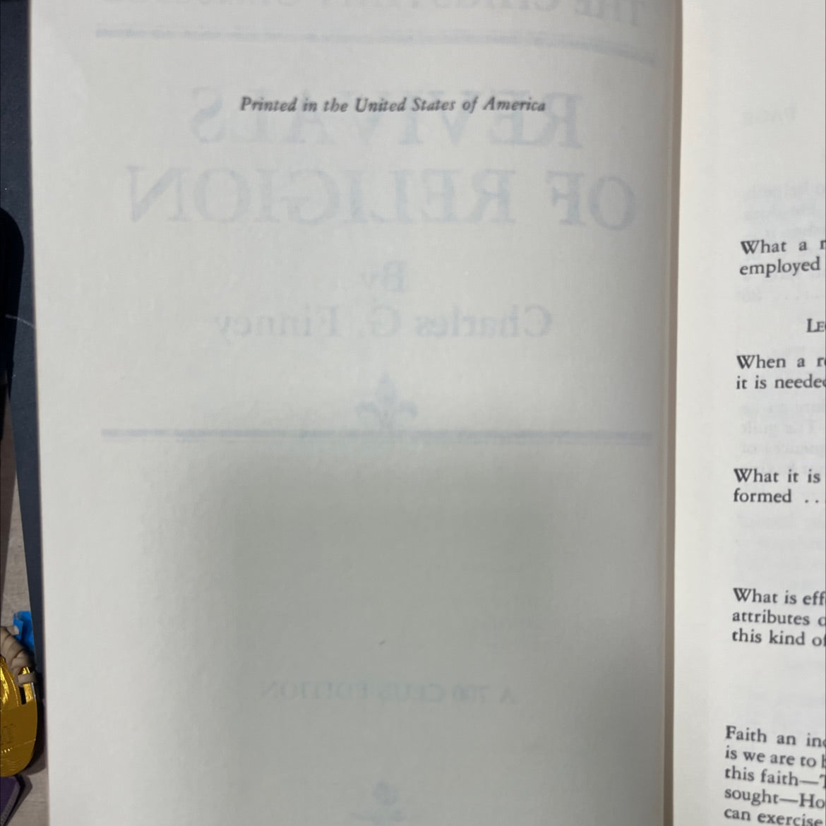 the christian classics revivals of religion book, by charles g. finney, 1978 Leather image 3