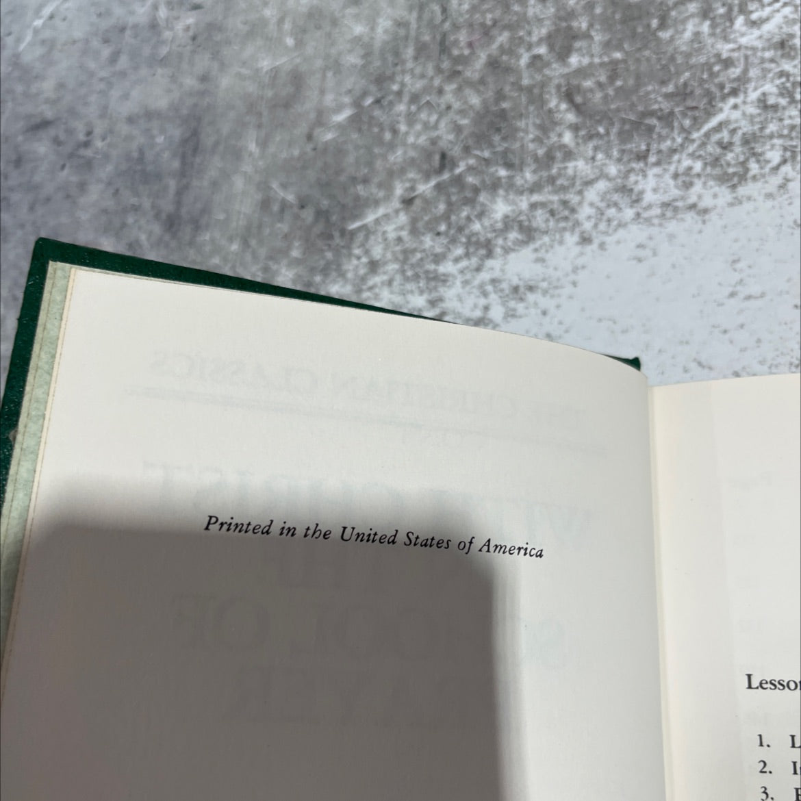 the christian classics with christ in the school of prayer book, by andrew murray, 1978 Hardcover image 3