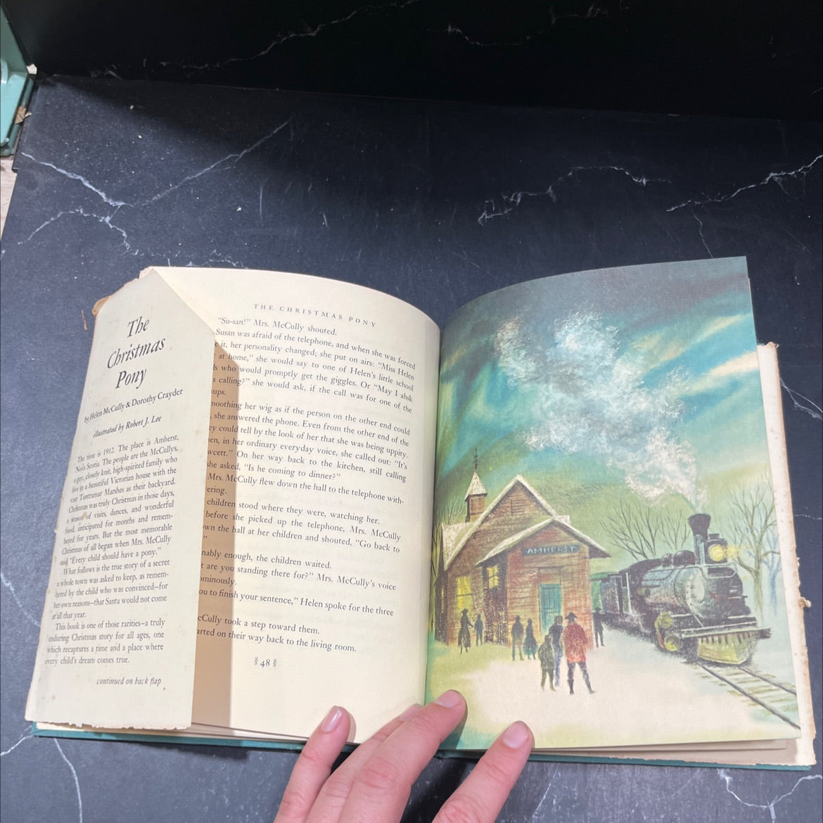 the christmas pony book, by Helen McCully and Dorothy Crayder, 1967 Hardcover image 4