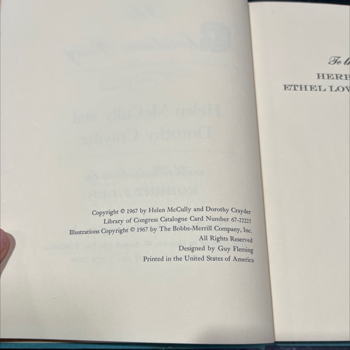 the christmas pony book, by Helen McCully and Dorothy Crayder, 1967 Hardcover image 3