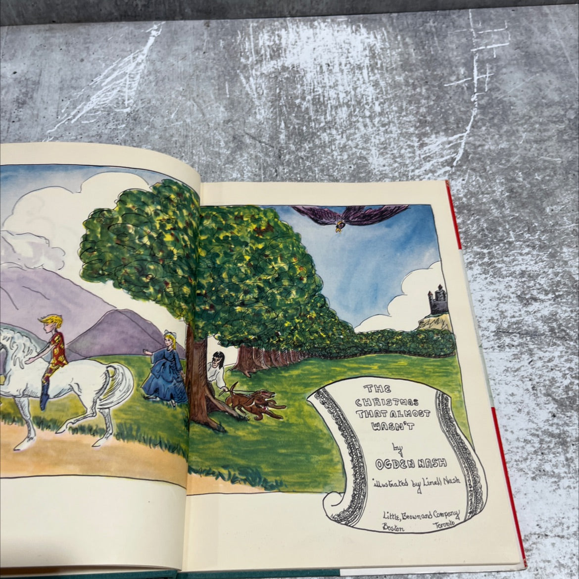 the christmas that almost wasn't book, by ogden nash, 1957 Hardcover image 2