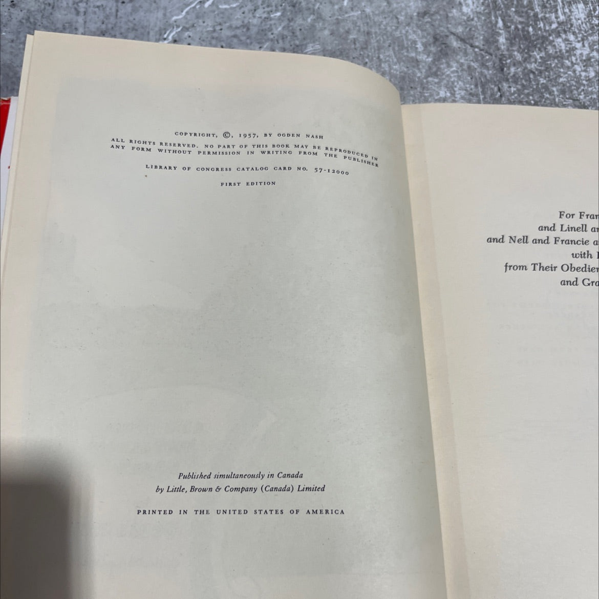 the christmas that almost wasn't book, by ogden nash, 1957 Hardcover image 3