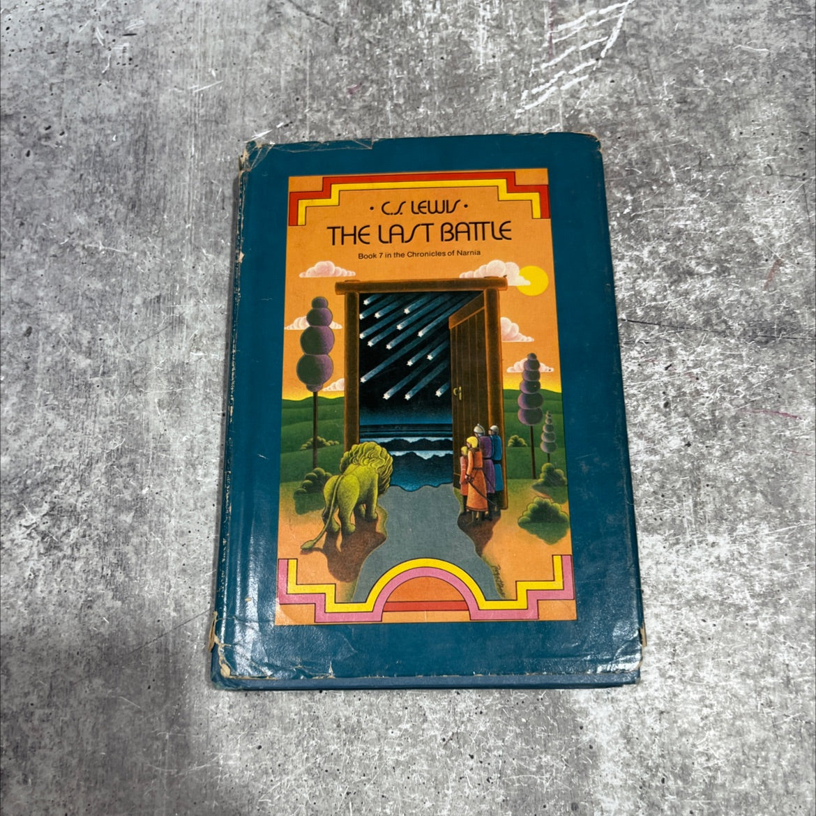 the chronicles of narnia: the last battle book, by c. s. lewis, 1956 Hardcover image 1