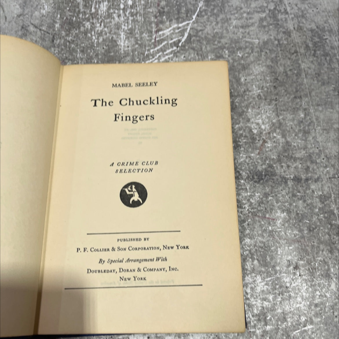 the chuckling fingers book, by mabel seeley, 1941 Hardcover image 2