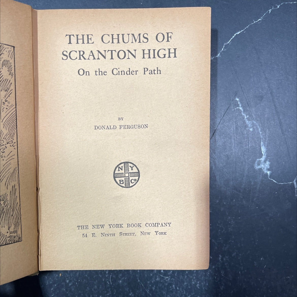 the chums of scranton high on the cinder path book, by donald ferguson, 1919 Hardcover image 2
