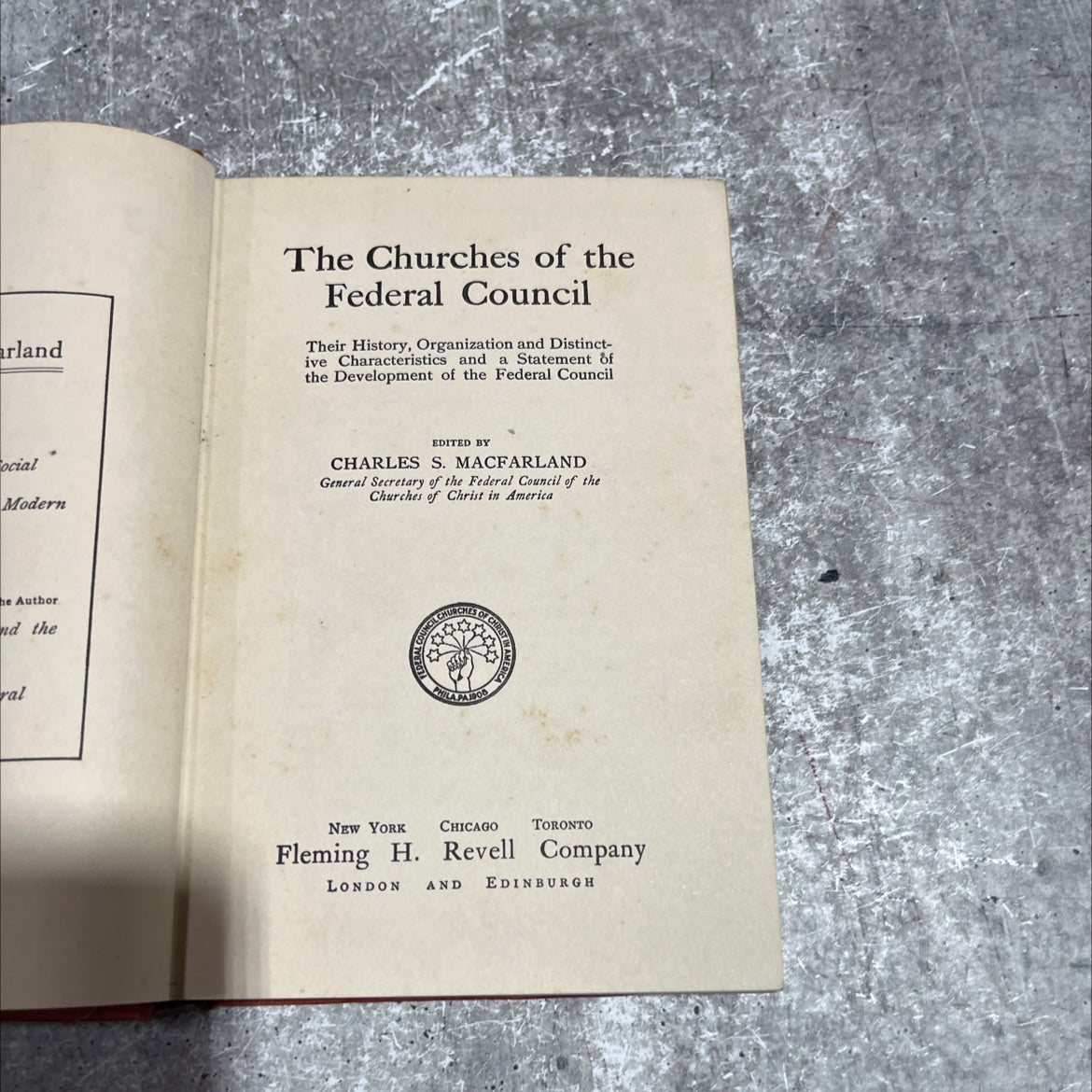 the churches of the federal council their history organization and distinctive characteristics and a statement of the image 2