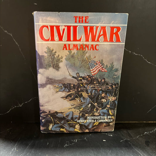 the civil war almanac book, by John S Bowman, 1982 Hardcover image 1