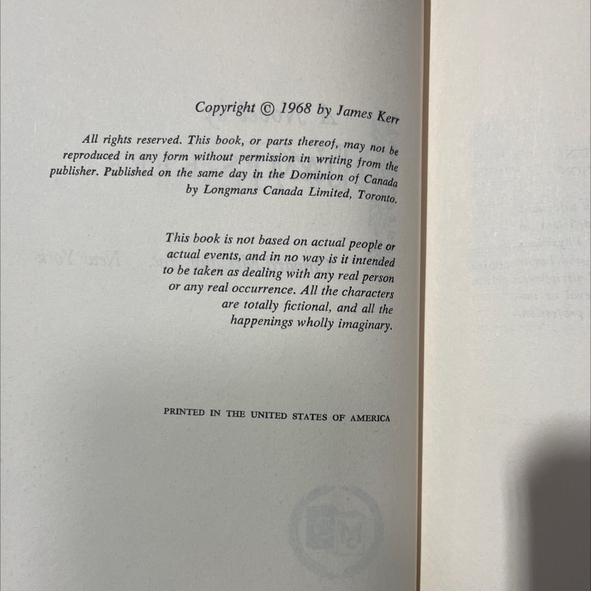 the clinic book, by james kerr, 1968 Hardcover image 3