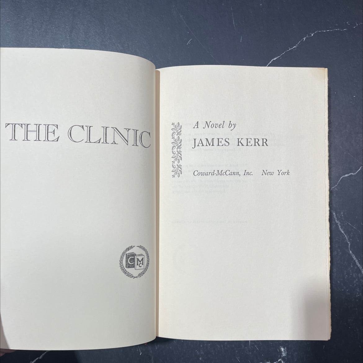 the clinic book, by james kerr, 1968 Hardcover image 2