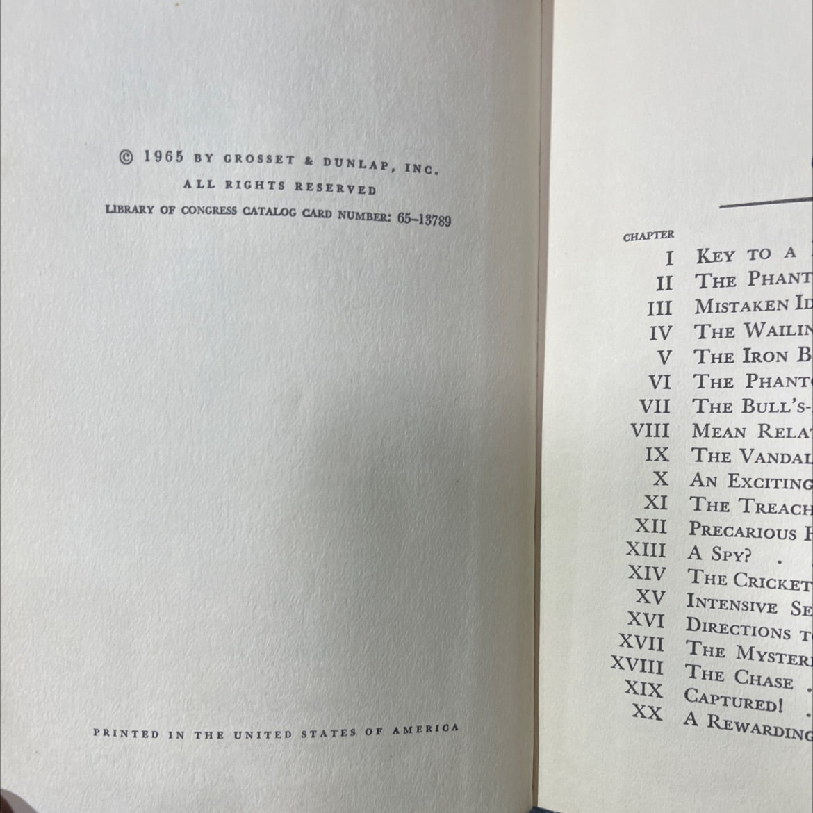 the clue of the broken locket book, by carolyn keene, 1965 Hardcover image 3