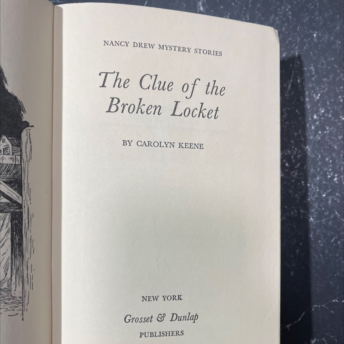 the clue of the broken locket book, by carolyn keene, 1965 Hardcover image 2