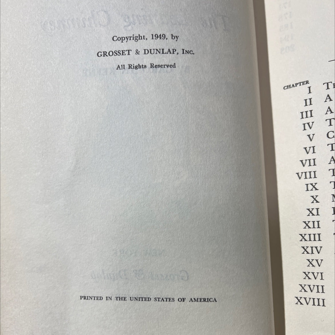 the clue of the leaning chimney book, by carolyn keene, 1949 Hardcover image 3