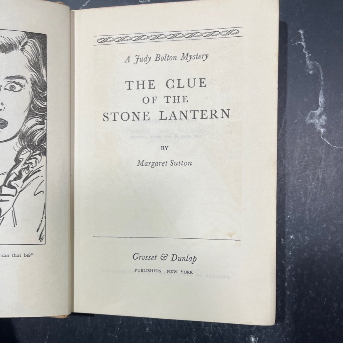the clue of the stone lantern book, by Margaret Sutton, 1950 Hardcover image 2