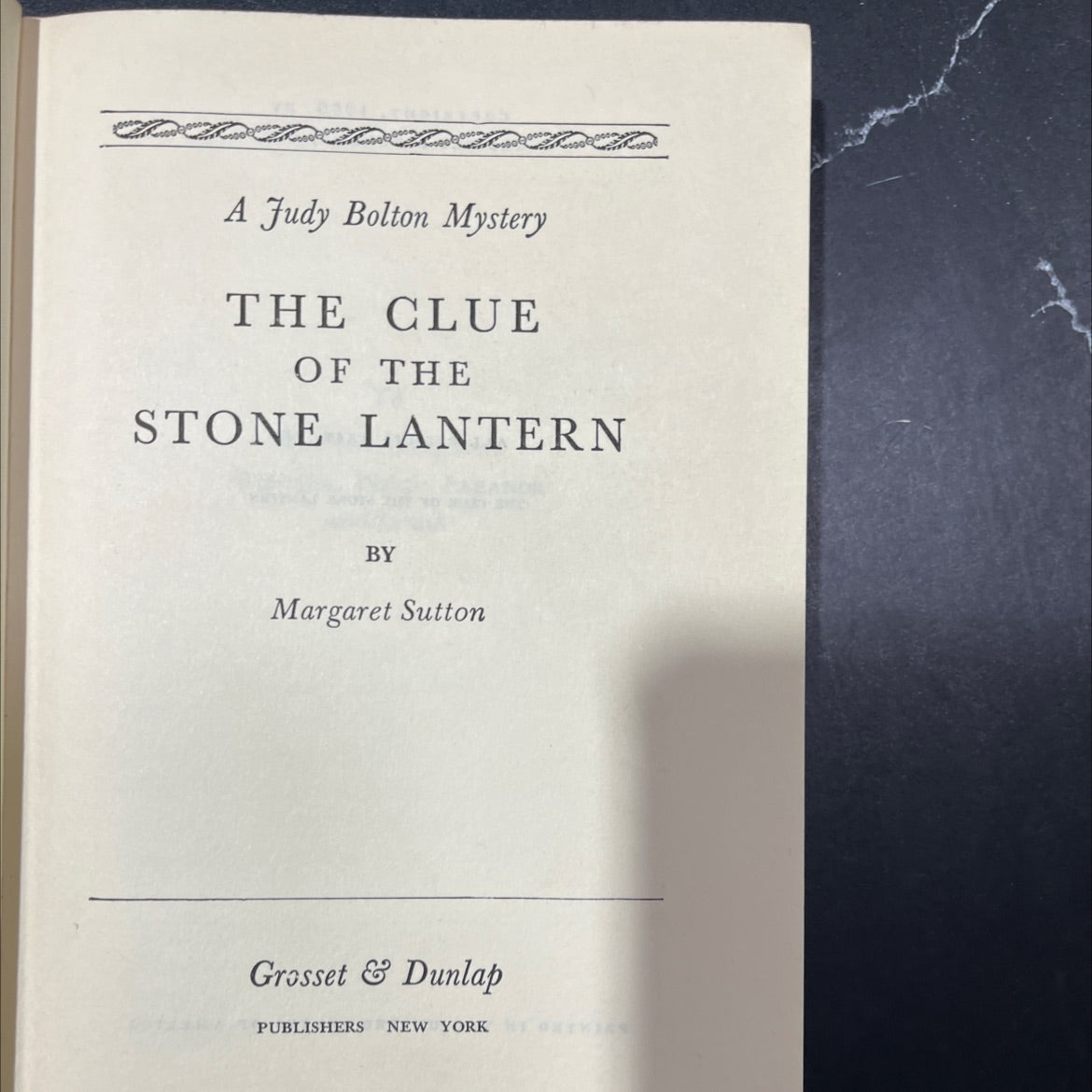 the clue of the stone lantern book, by Margaret Sutton, 1950 Hardcover image 2