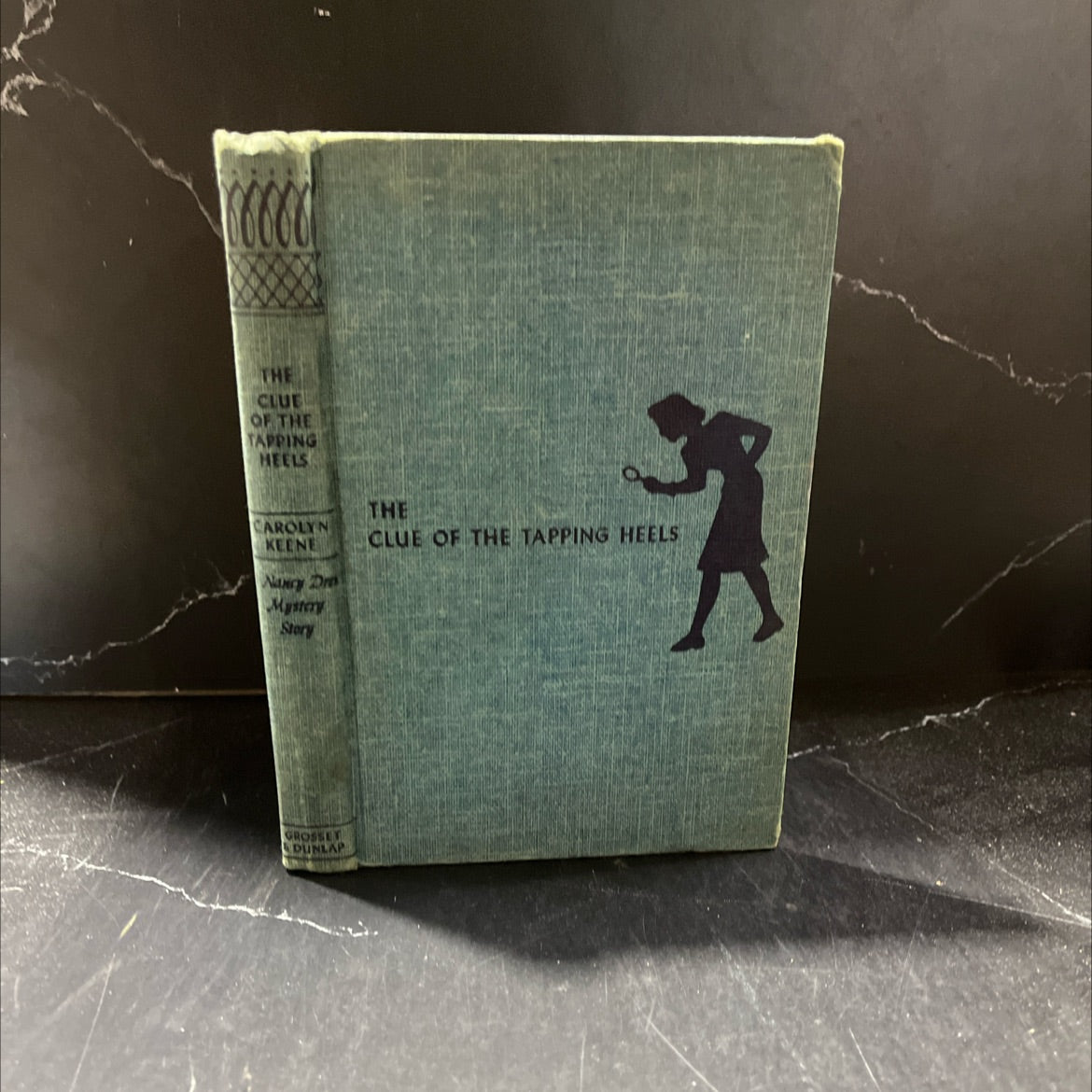 the clue of the tapping heels book, by carolyn keene, 1939 Hardcover image 1
