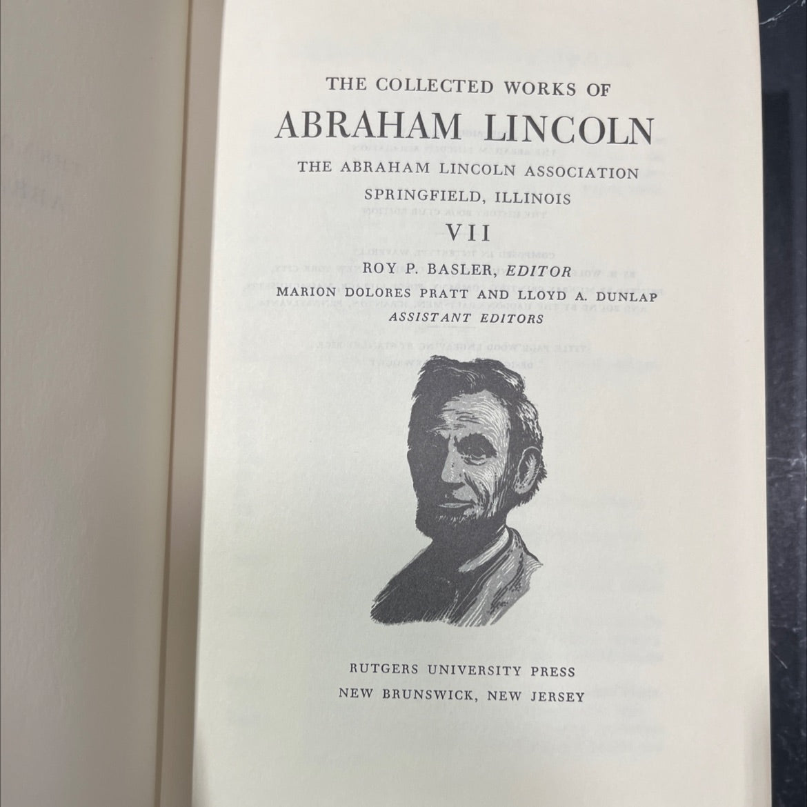 the collected works of abraham lincoln book, by abraham lincoln, 1953 Hardcover image 2
